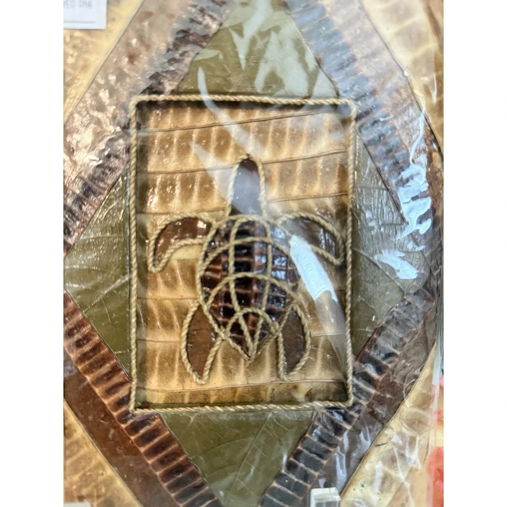 Sea Turtle Book or Album Handmade Natural Paper & Wood Boho Rustic Primitive NIB